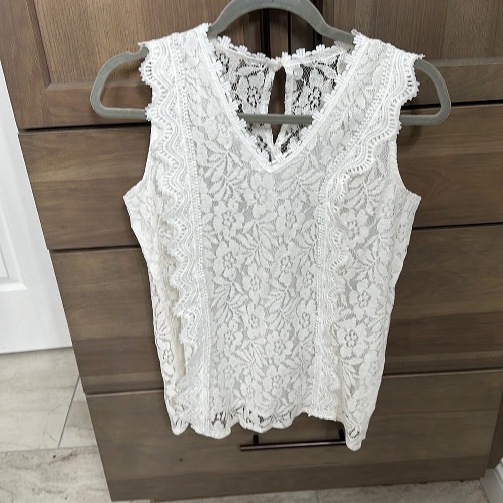 Lace tank top